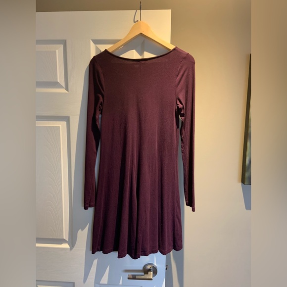 Express Purple T -Shirt Dress - Picture 2 of 3